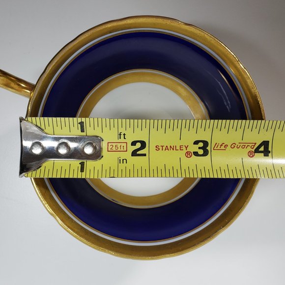 Vintage Collingwoods  English Teacup Cobalt Gold - Picture 9 of 11